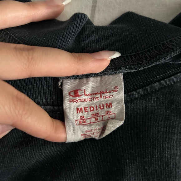 medium champion indigo tie-dye crewneck - Picture 3 of 3